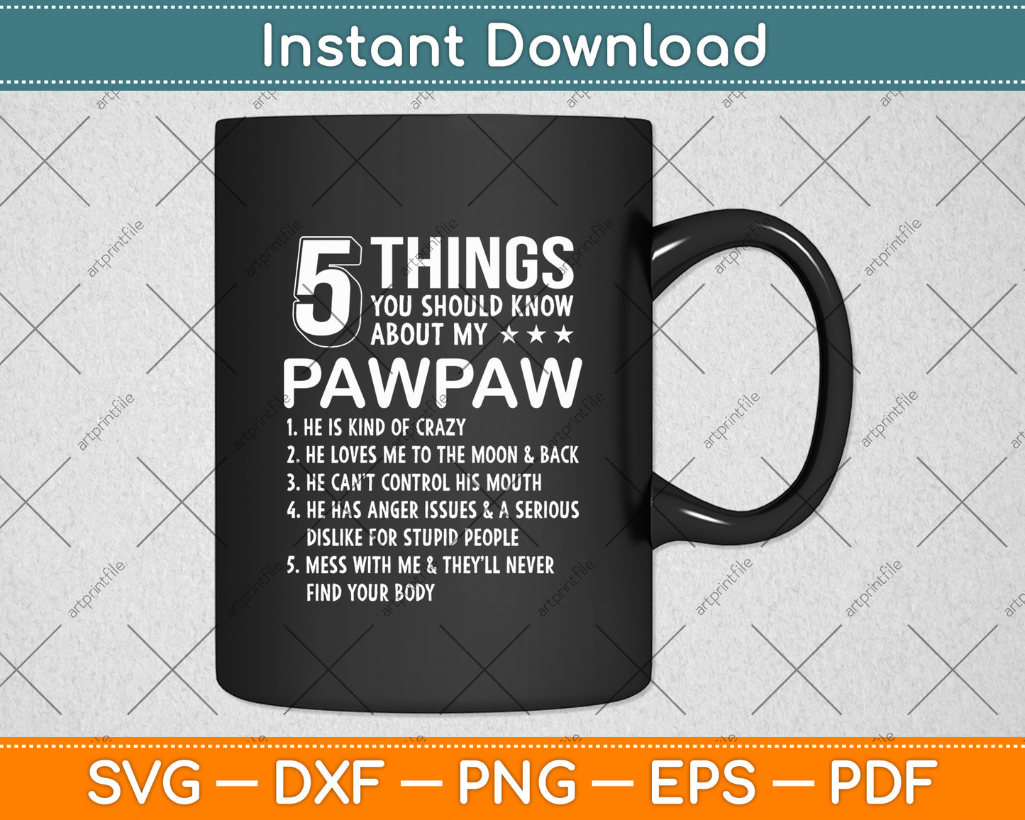 5 Things You Should Know About My Pawpaw Svg Digital Cutting File