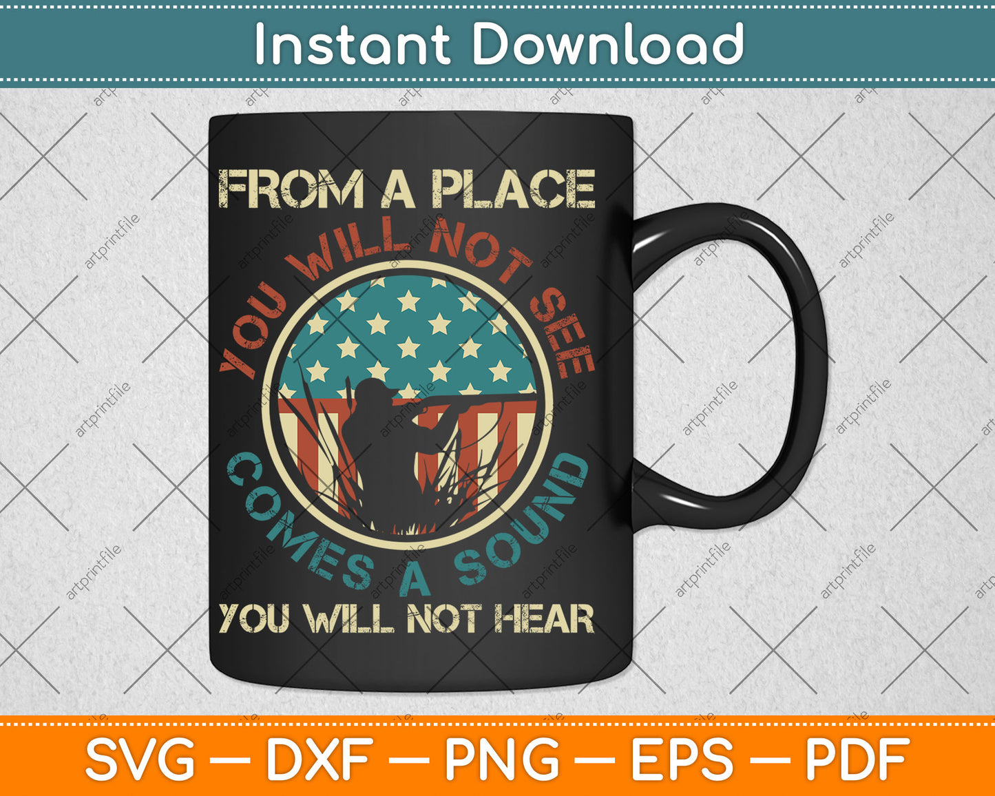 A Sound You Will Not Hear Marksmanship Long Range Shooting Svg Digital Cutting File