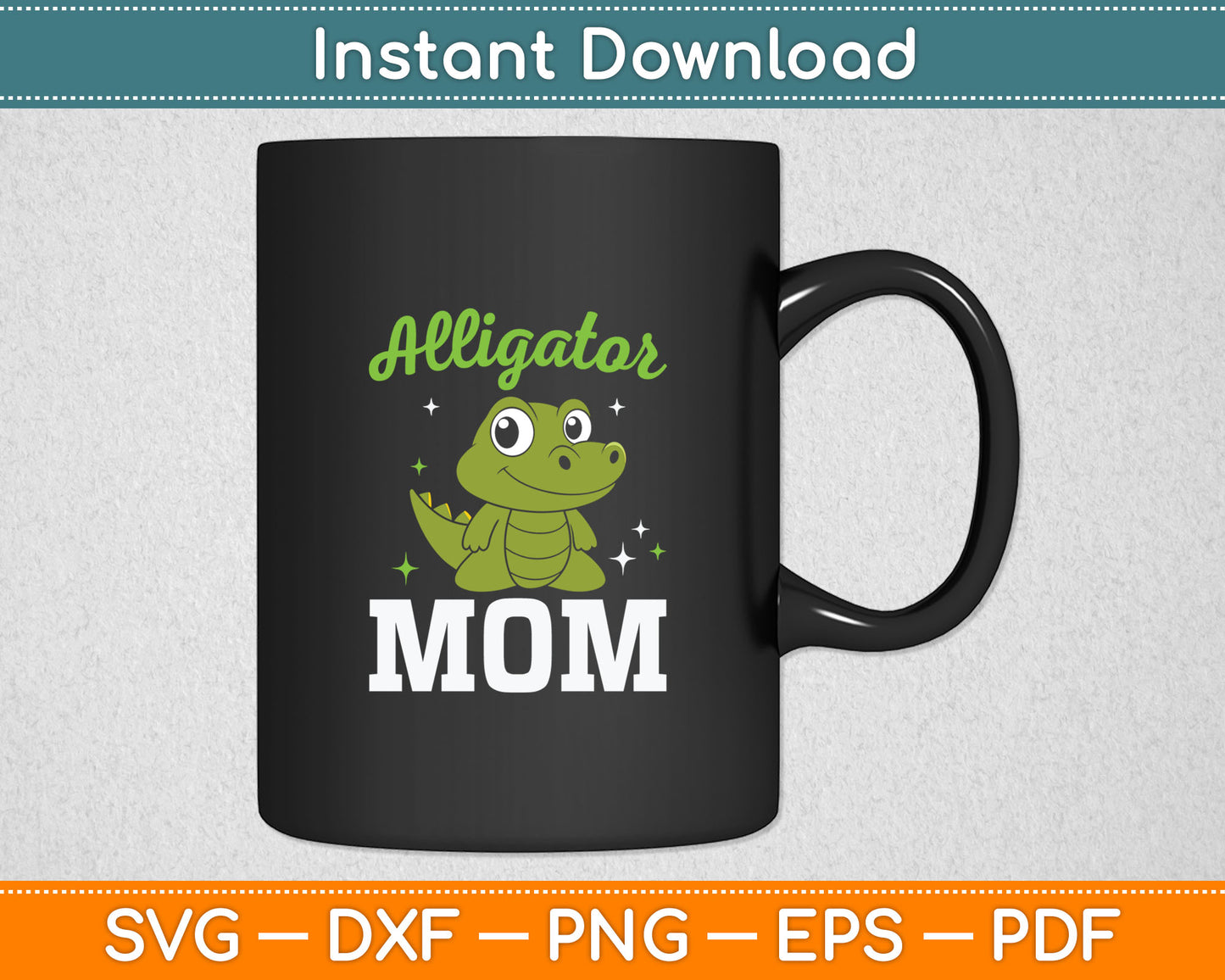 Alligator Mom Gator Girl Zookeeper Crocodile Svg Digital Cutting File