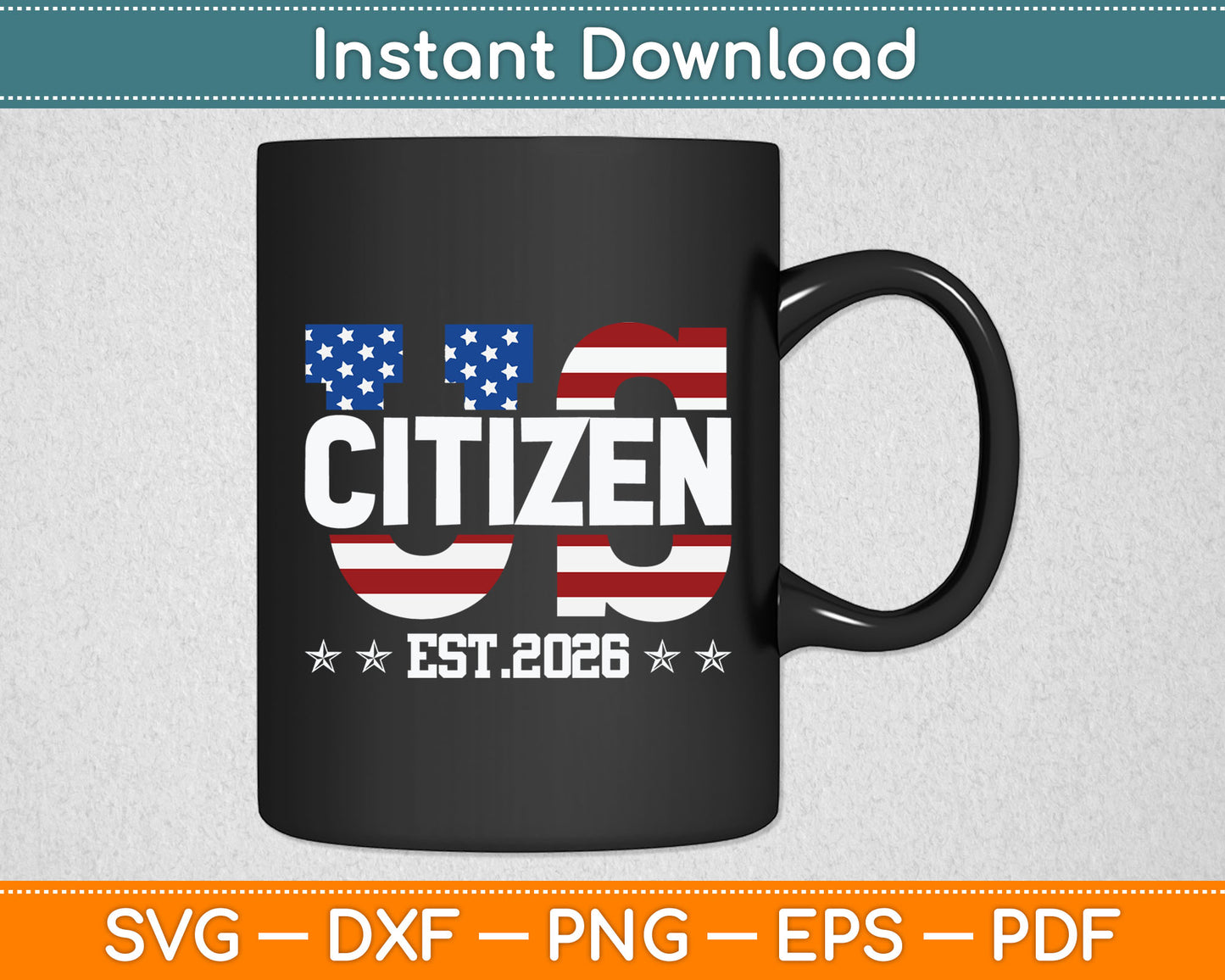 American Flag Senior Citizen 2026 Svg Digital Cutting File