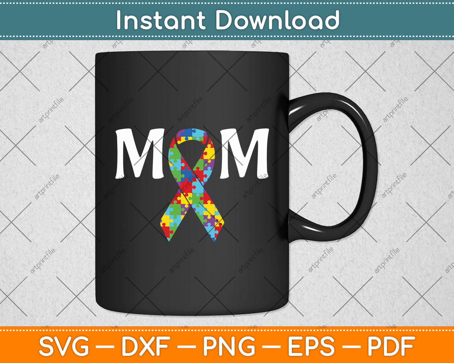 Autism Mom Support Awareness Autistic Parents Svg Digital Cutting File