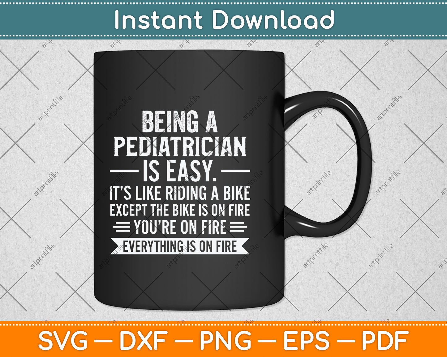 Being A Pediatrician Is Easy Svg Png Dxf Digital Cutting File