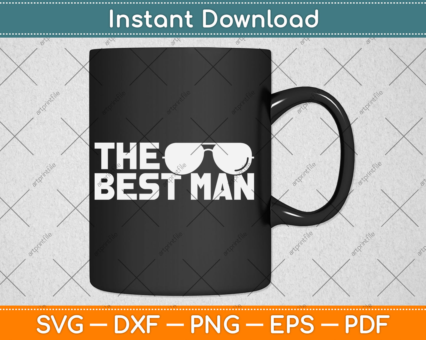 Best Man Bachelor Supplies Party Wedding Svg Digital Cutting File