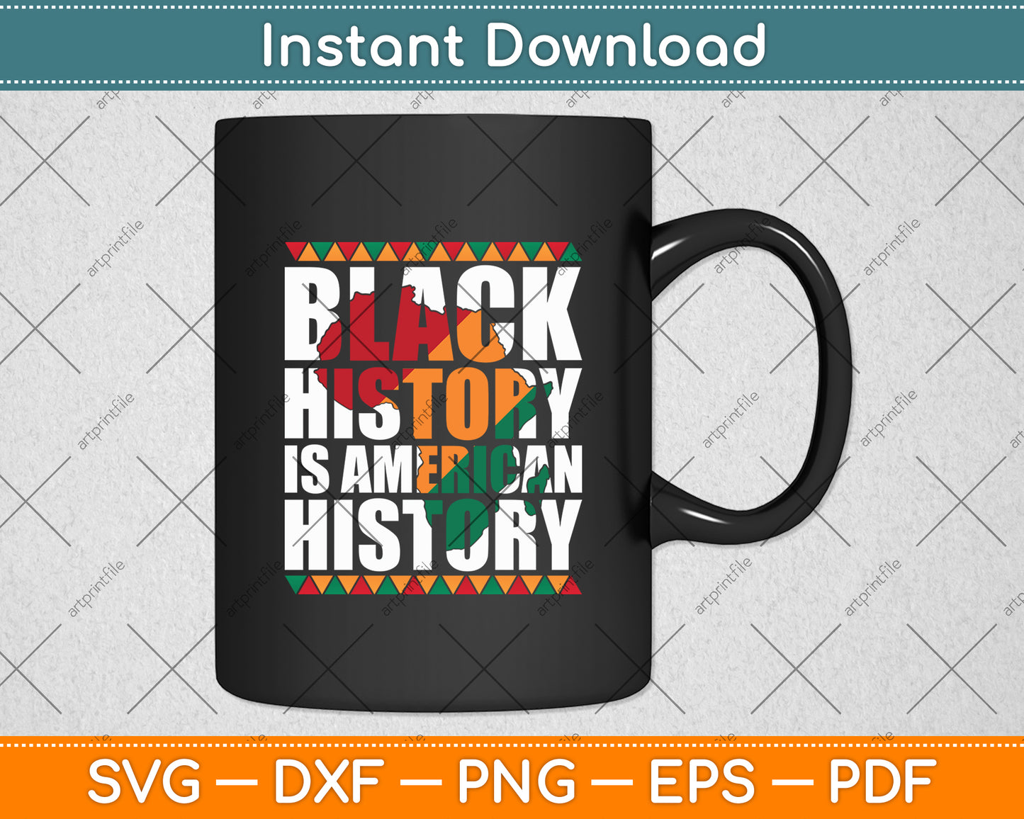 Black History Is American History Patriotic African American Svg Digital Cutting File