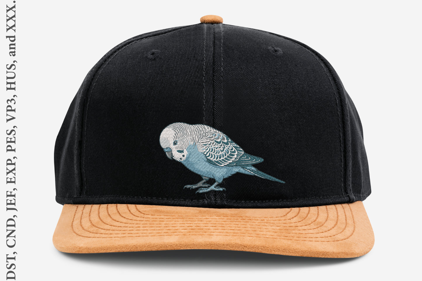 Budgie Parrot Embroidery Designs – Cute Parrot Machine Embroidery Pattern, Colorful Bird Embroidery Design