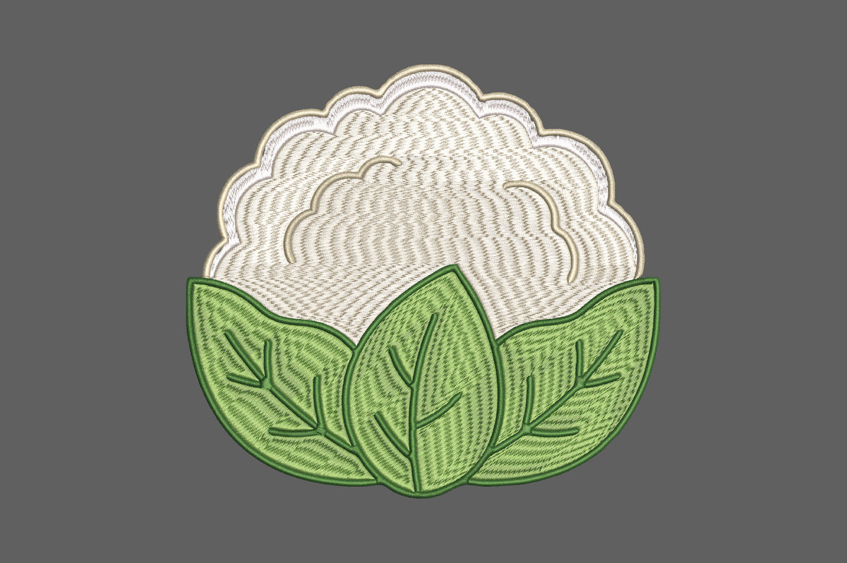 Cauliflower Embroidery Design