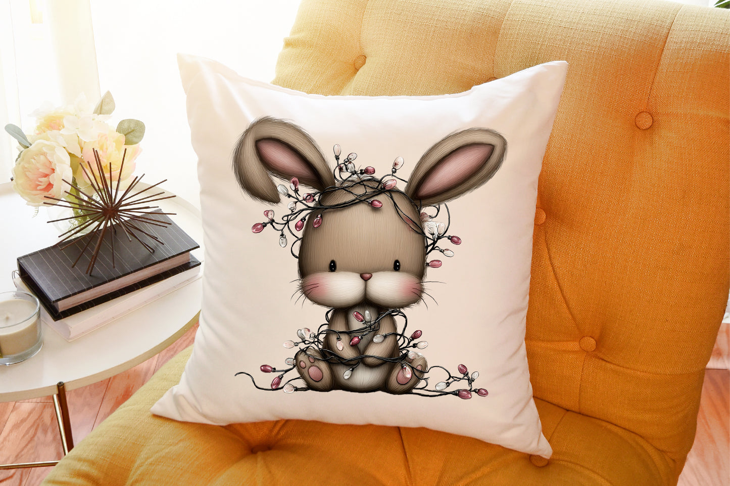 Christmas Bunny Clipart PNG Bundle