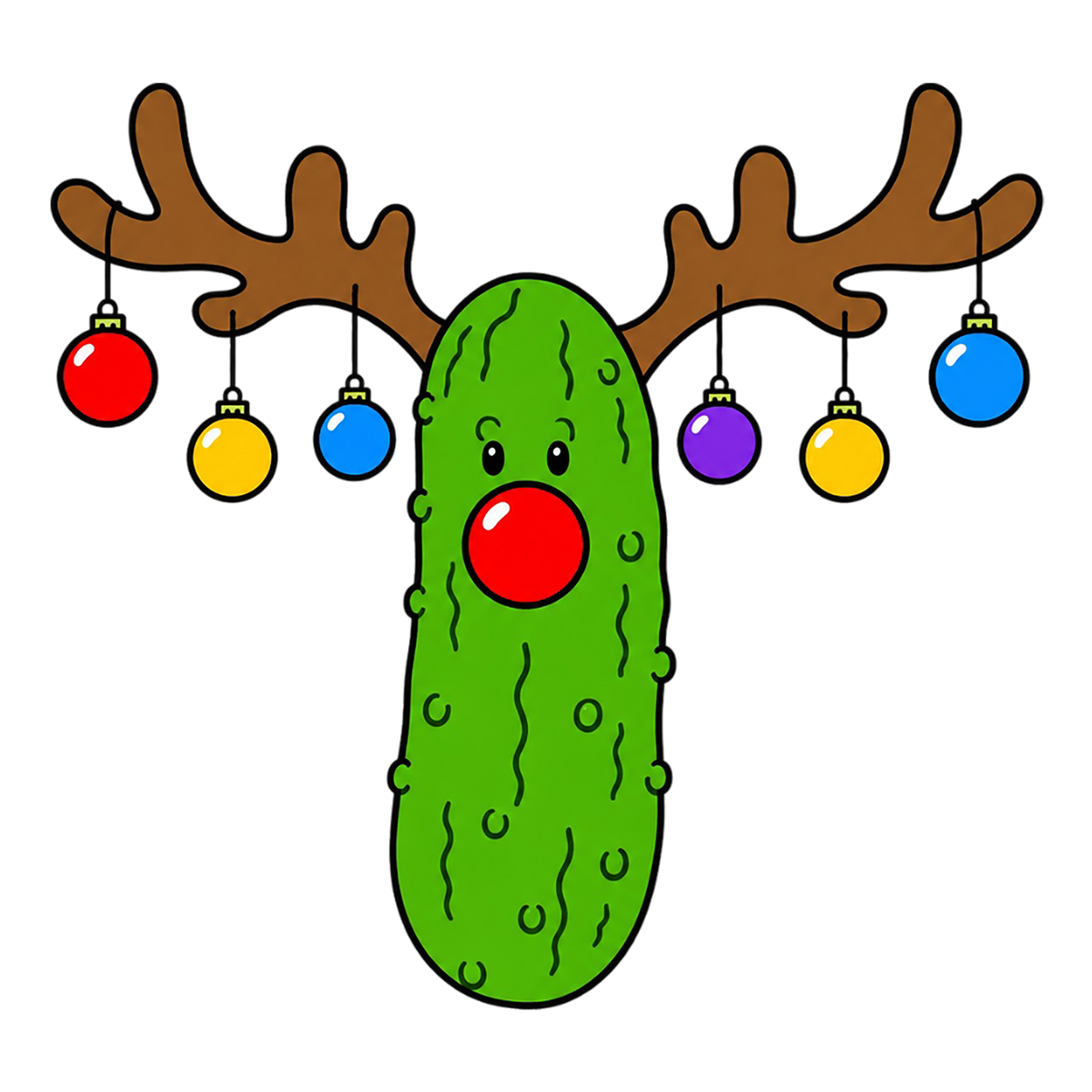 Christmas Cactus Reindeer PNG