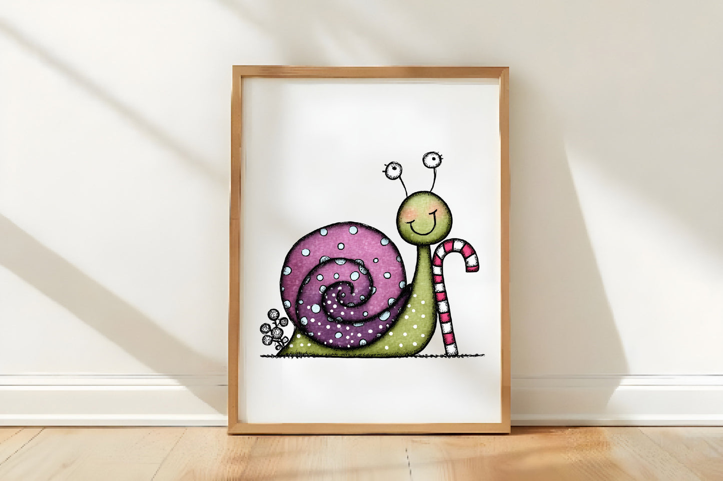 Christmas Cartoon Snail Clipart PNG Bundle | Cute Watercolor Holiday Snail Clipart | Festive Winter Snail PNG