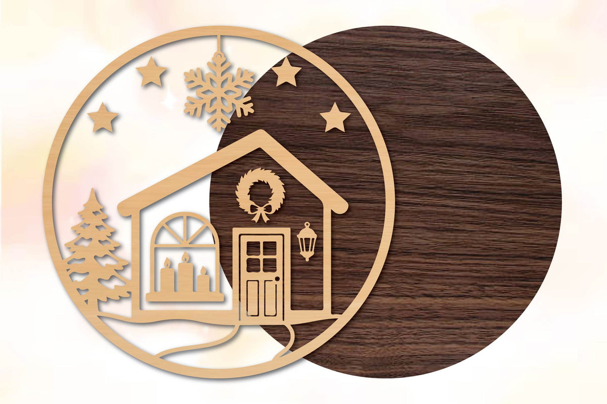 Christmas Cottage SVG