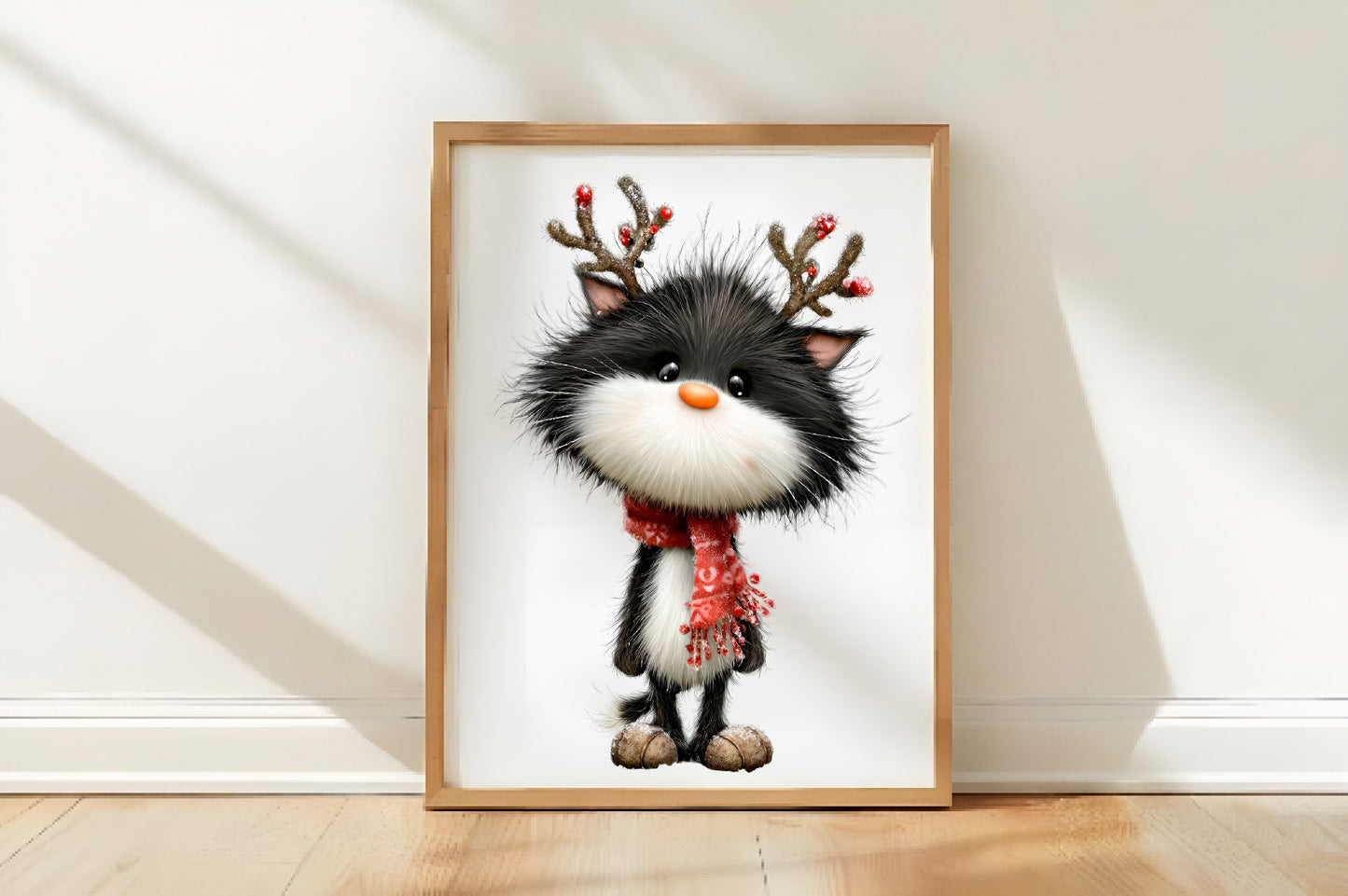 Christmas Cute Cats Clipart PNG
