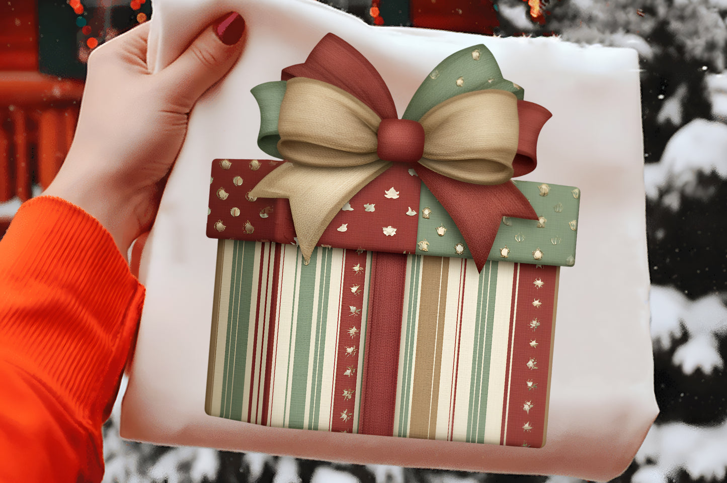 Christmas Gift Box Clipart PNG – 4 Designs