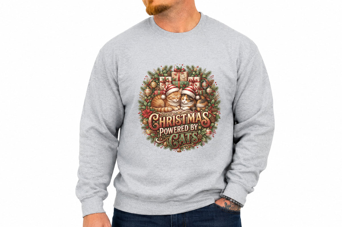 Christmas Powered by Cats PNG