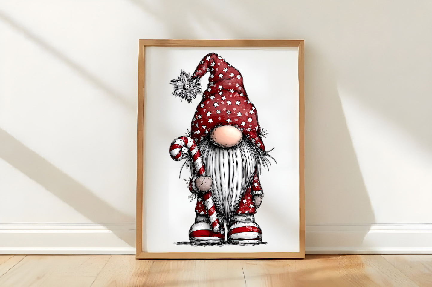 Christmas Santa Gnome Clipart PNG Collection