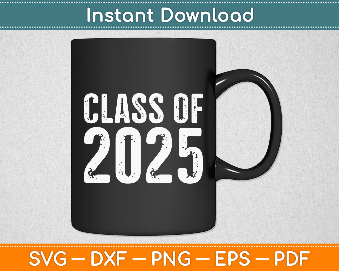 Class of 2025 Senior 2025 Graduation Vintage School Spirit Svg Digital Cutting File
