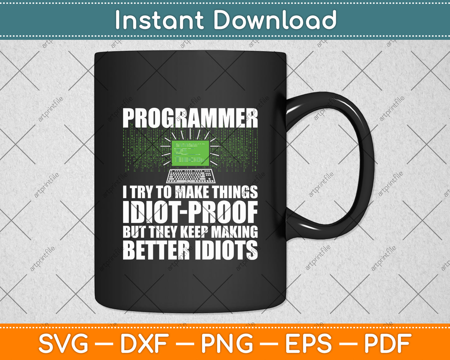 Computer Programmer Science Coding Lovers Svg Digital Cutting File