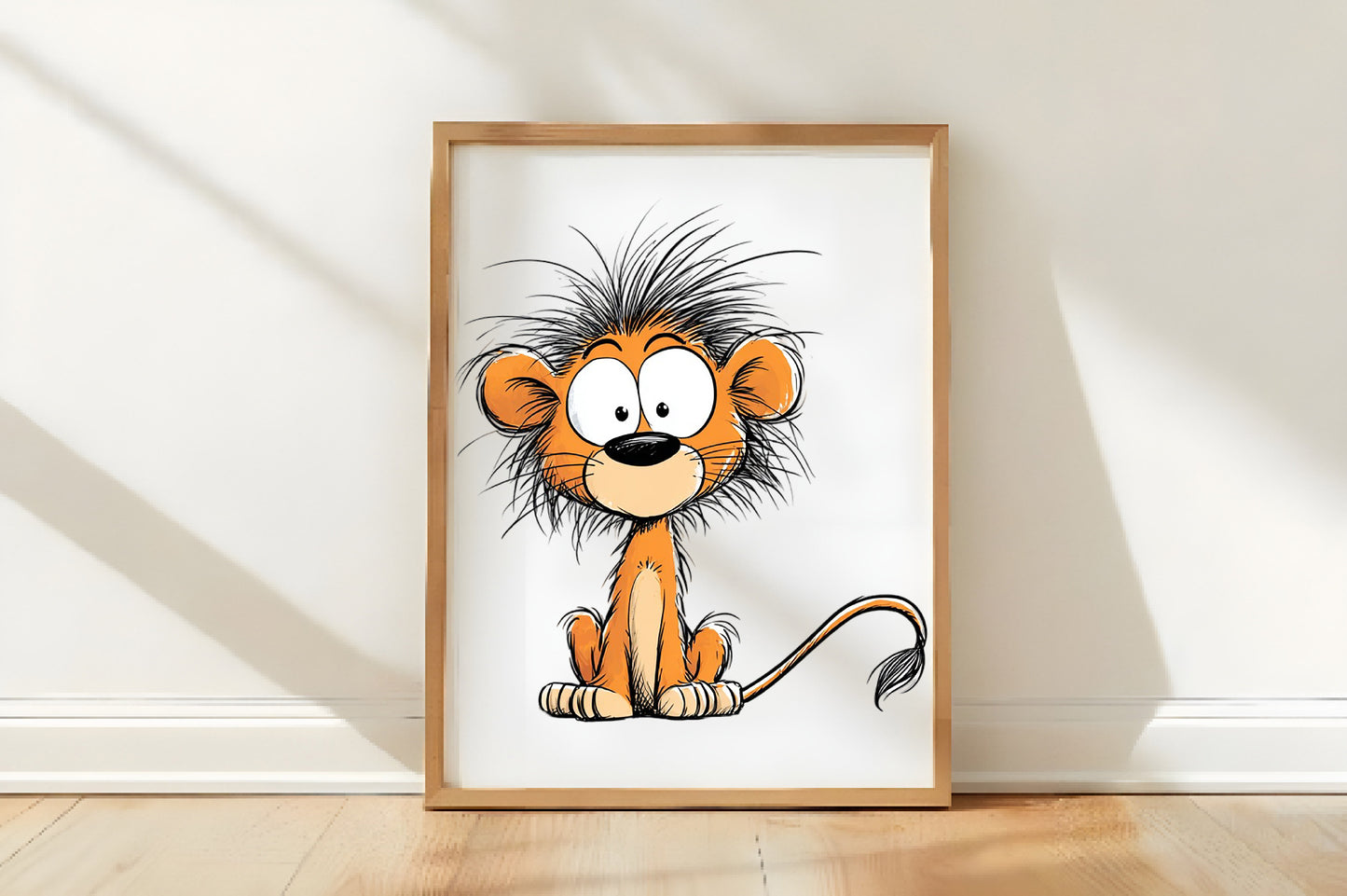 Cute Lion Clipart PNG Bundle | Adorable Watercolor Lion Clipart | Kawaii Lion PNG