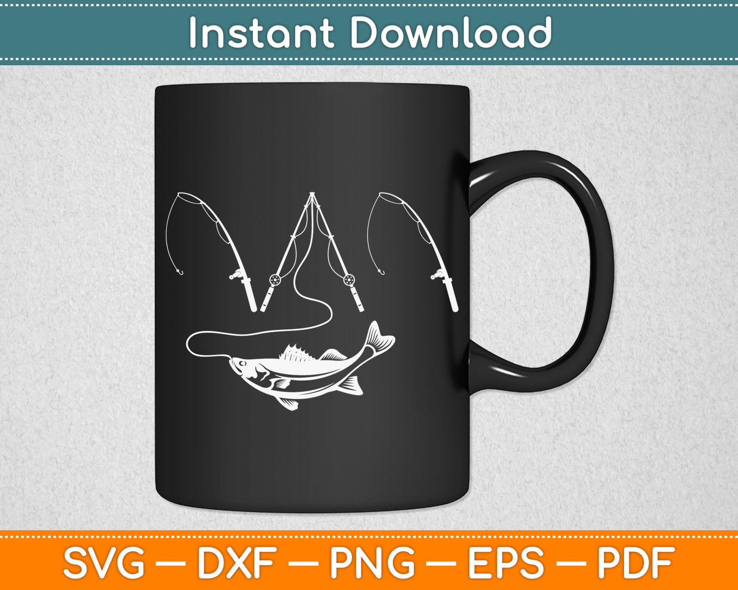 Dad Fishing Fisherman Daddy Fathers Day Svg Digital Cutting File