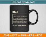 Dad Noun Funny Definition Father's Day Svg Digital Cutting File