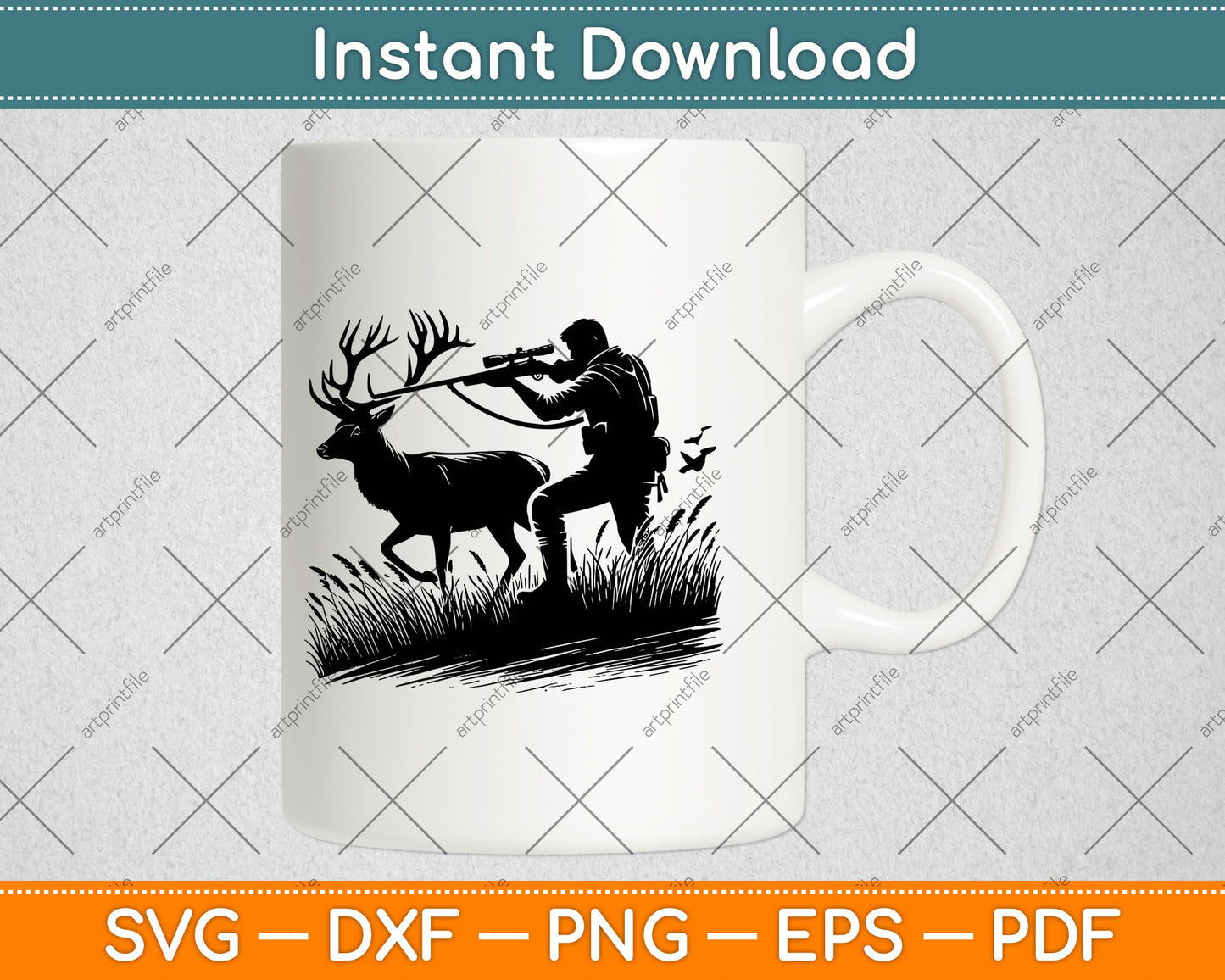 Deer Hunting, Deer Hunter, Duck Hunting Svg Png Digital Cutting File