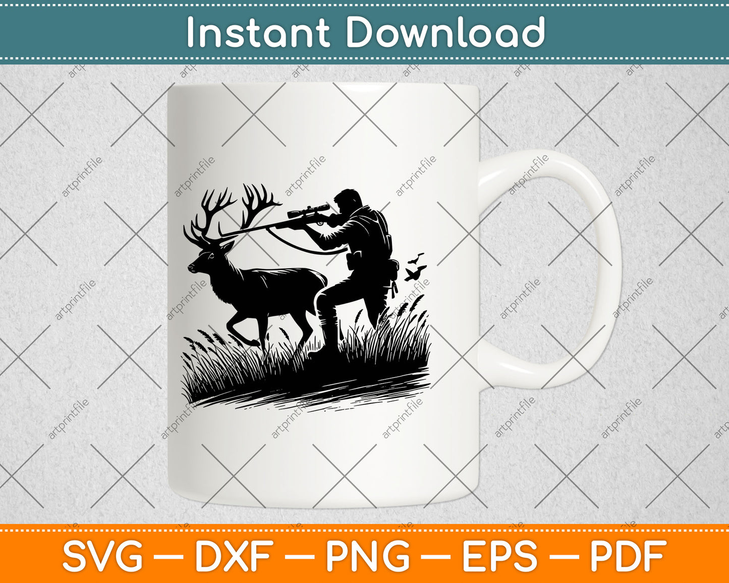 Deer Hunting, Deer Hunter, Hunting Svg Digital Cutting File