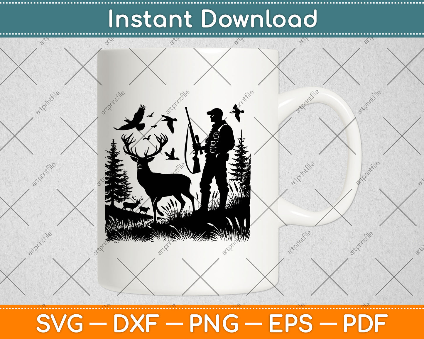 Deer Hunting, Deer Hunter Svg Digital Cutting File