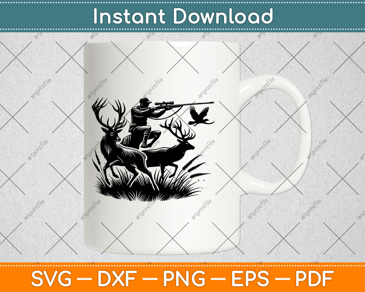 Deer Hunting, Deer Hunter, Hunting Svg Png Dxf Craft Cutting File