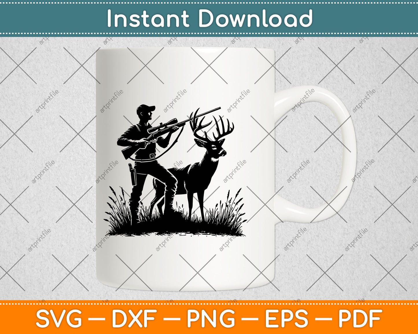 Deer Hunting, Deer Hunter, Hunting Svg Png Digital Cutting File
