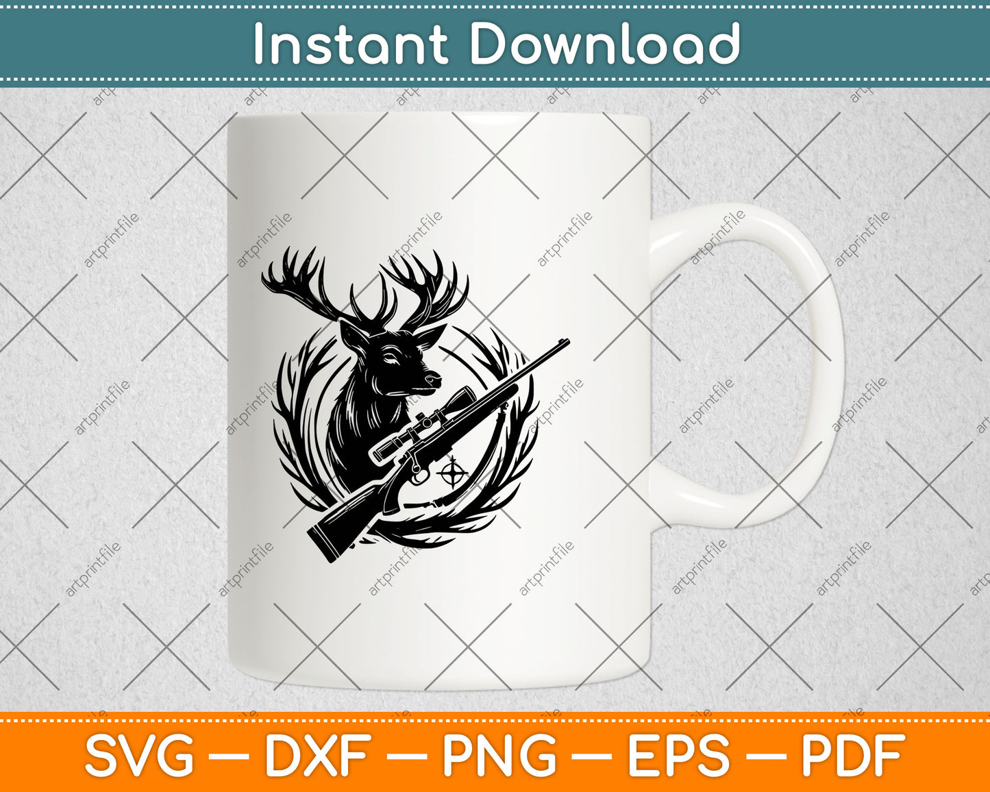 Deer Hunting, Deer Hunter, Hunting Svg Digital Craft Cutting File