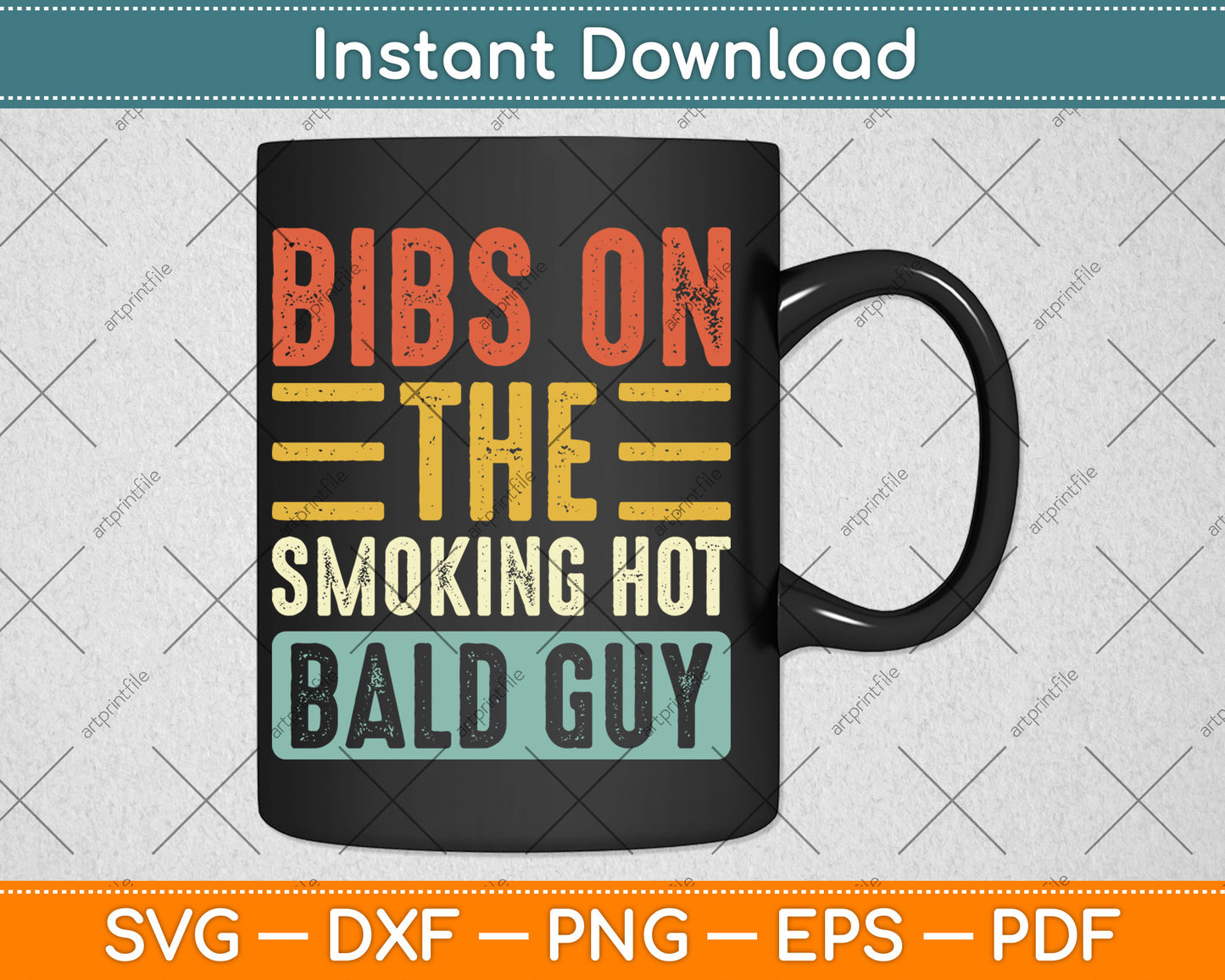 Dibs on The Smoking Hot Bald Guy Funny Wife Girlfriend Svg Digital Cutting File