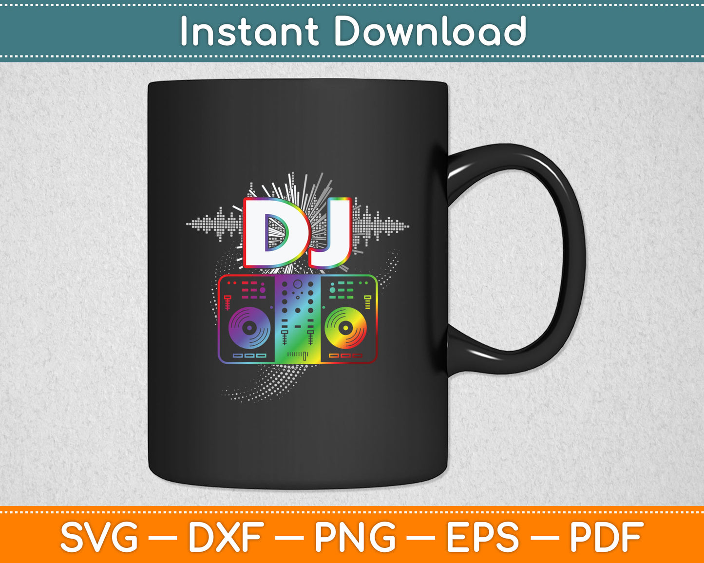 Dj Music Lover Music Player Sound Cool Funny Svg Digital Cutting File