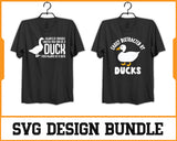 Duck Svg Design Bundle Digital Cutting File