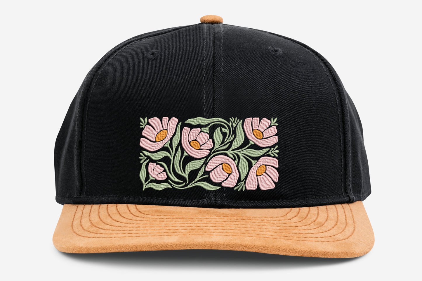 Floral Embroidery Design – Beautiful Flower Machine Embroidery Pattern, Elegant Botanical Floral Embroidery Design