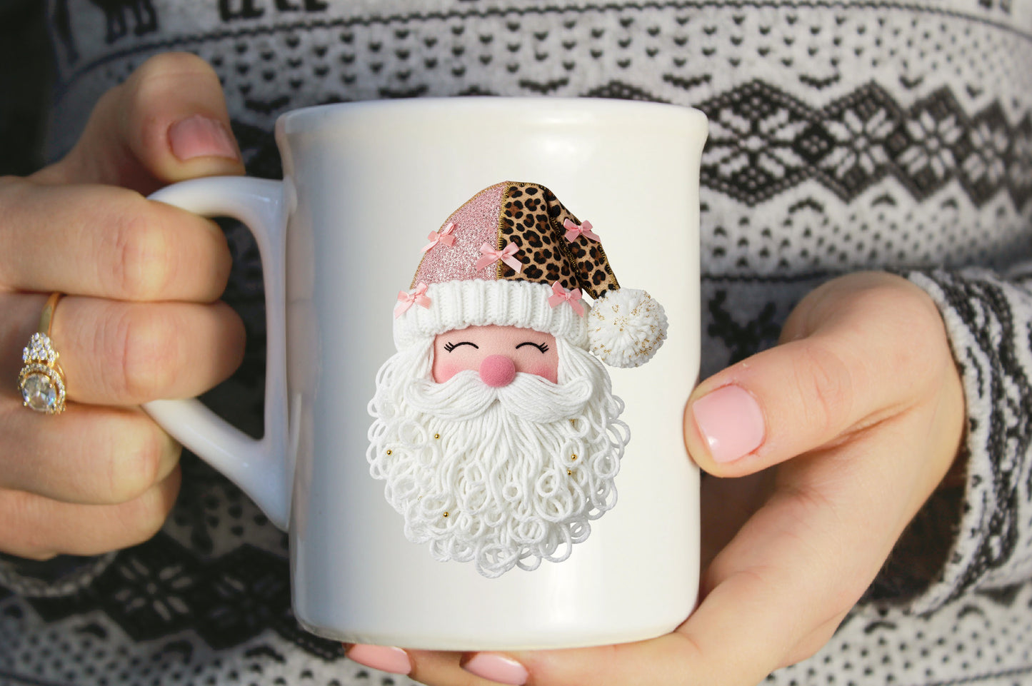 Faux Yarn Christmas PNG