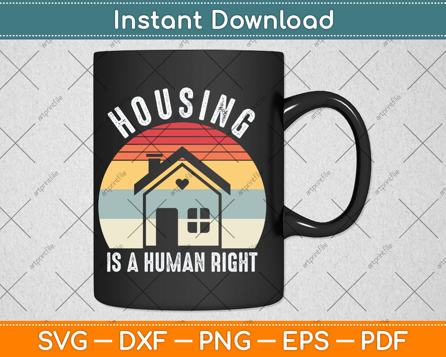 Fight Poverty Stop Rent Evictions Housing Is A Human Right Svg Digital Cutting File