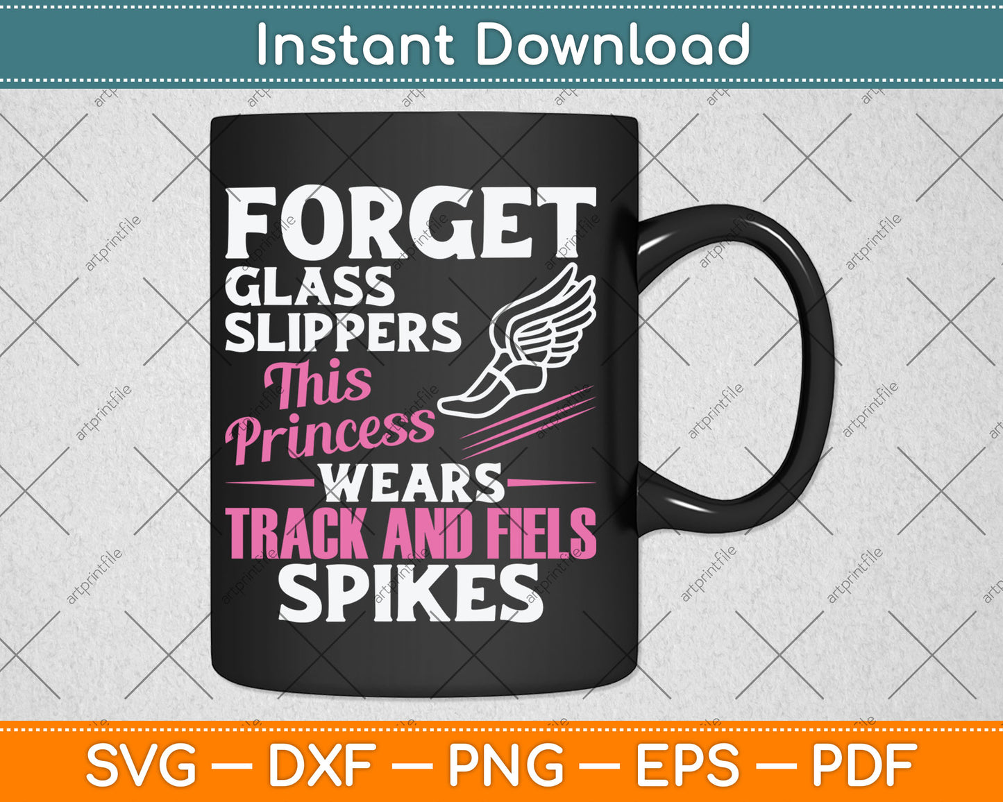Forget Glass Slippers This Princess Athletics Sports Svg Digital Cutting File