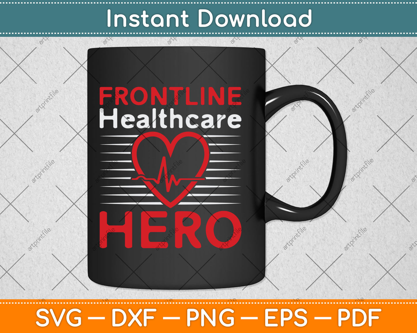 Frontline Essential Worker Frontline Hero Healthcare Worker Svg Digital Cutting File