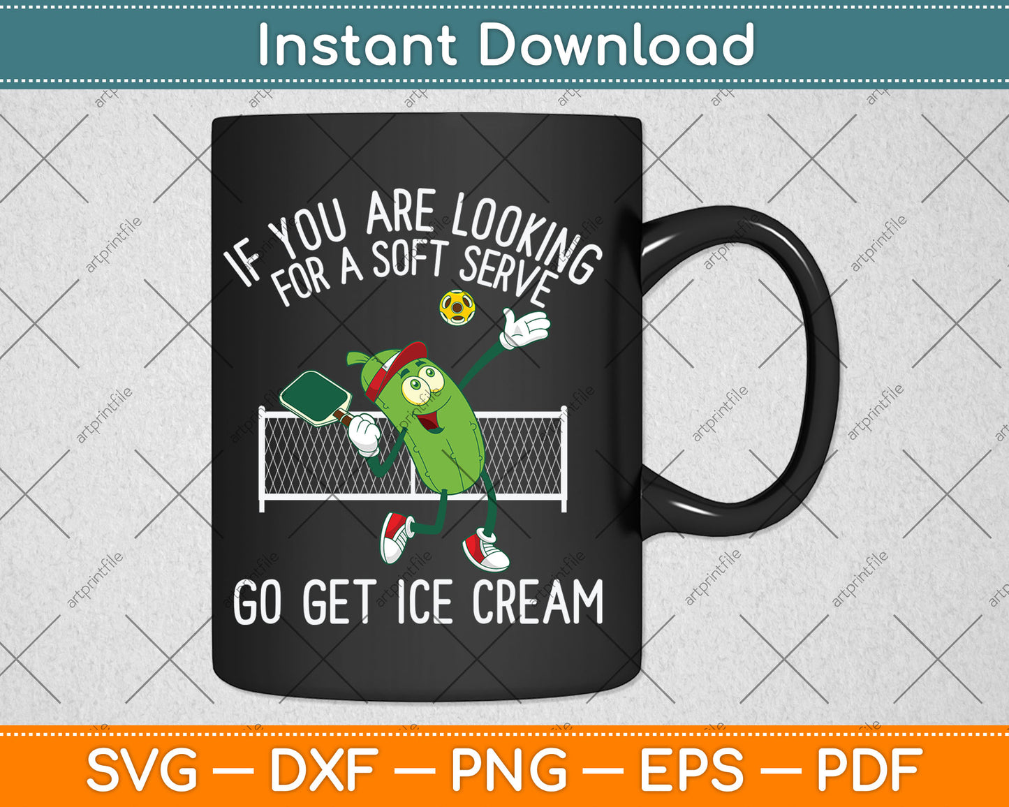 Funny Pickleball Player Paddleball Lover Svg Digital Cutting File