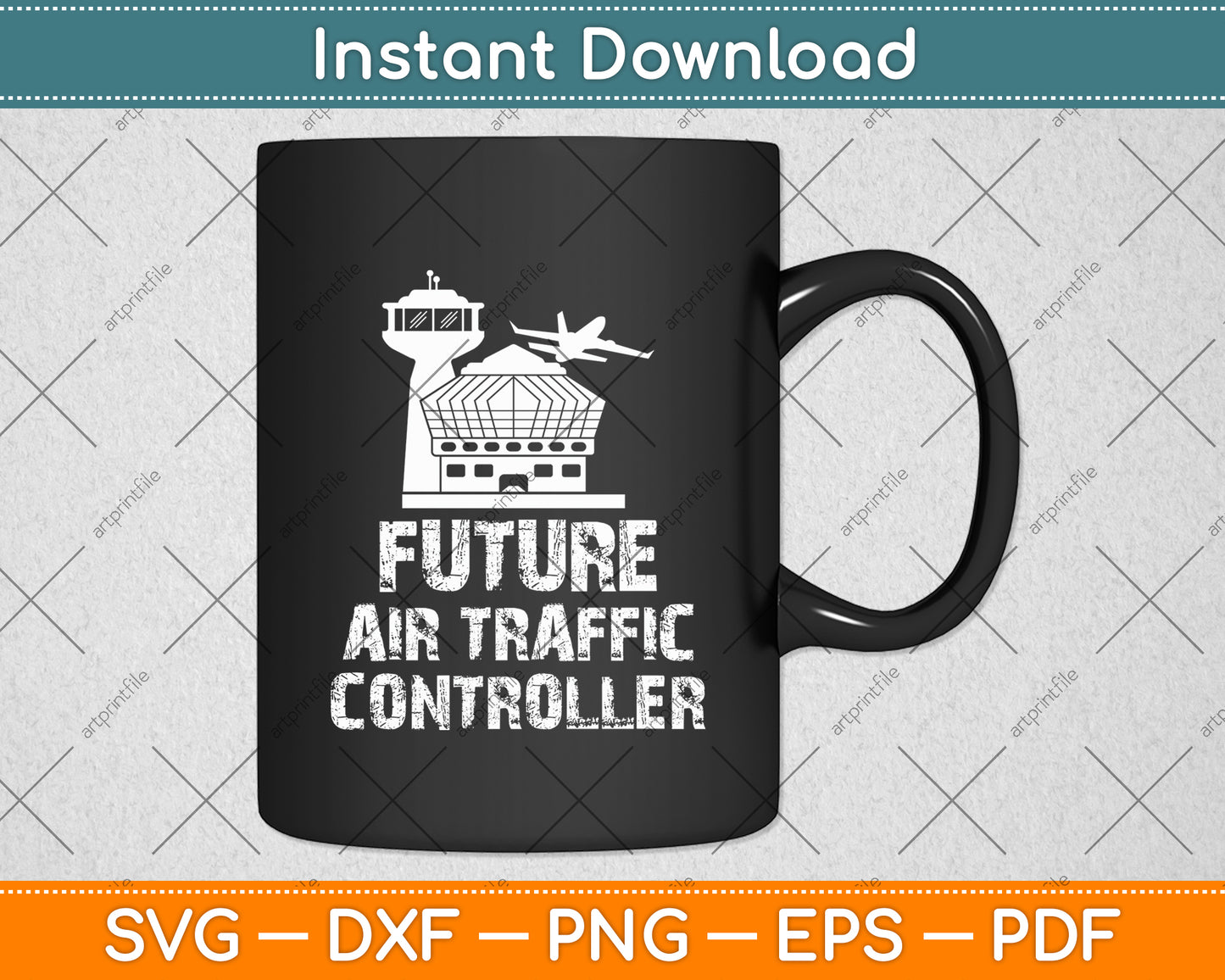 Future Air Traffic Controller Svg Digital Cutting File