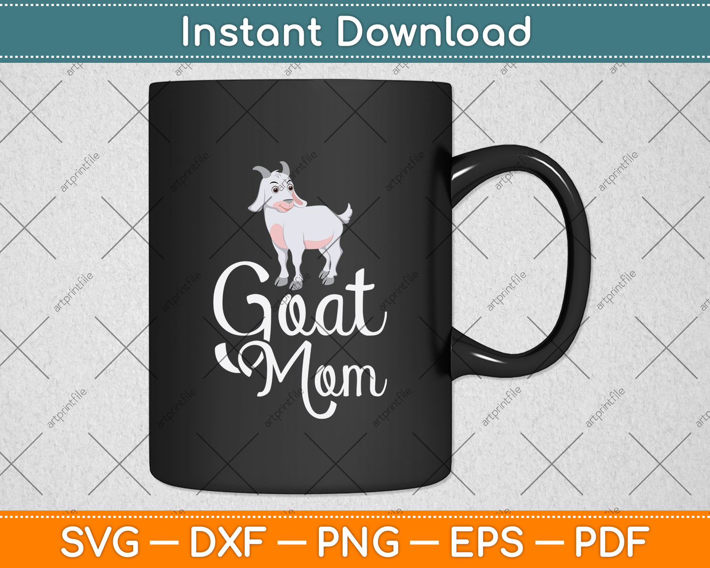 Goat Mom Mothers Day Svg Digital Cutting File