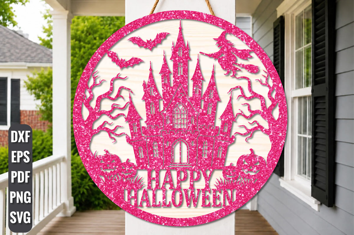 Halloween Haunted House SVG