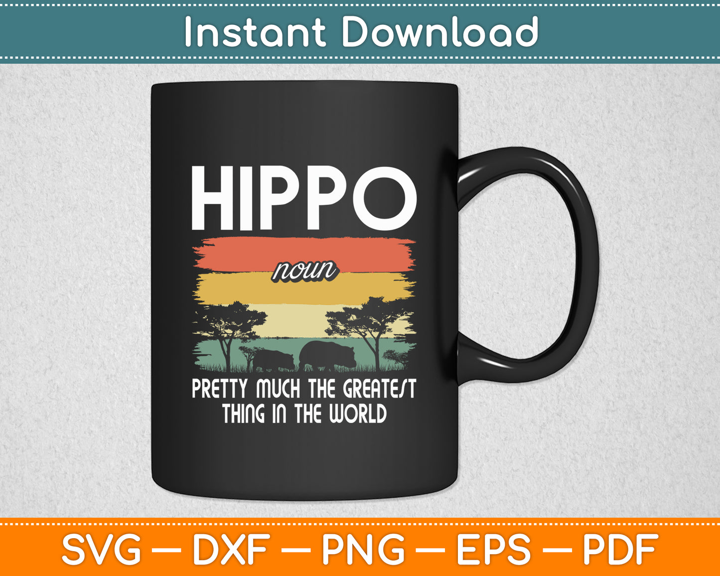 Hippo Definition Cool Hippo Animals Humor Hippopotamus Funny Svg Digital Cutting File