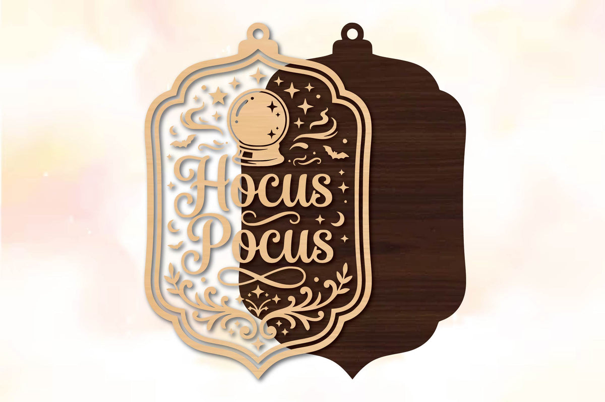 Hocus Pocus Halloween Laser Cut SVG