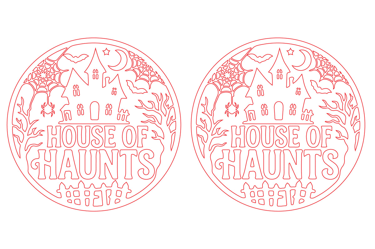House of Haunts Halloween SVG