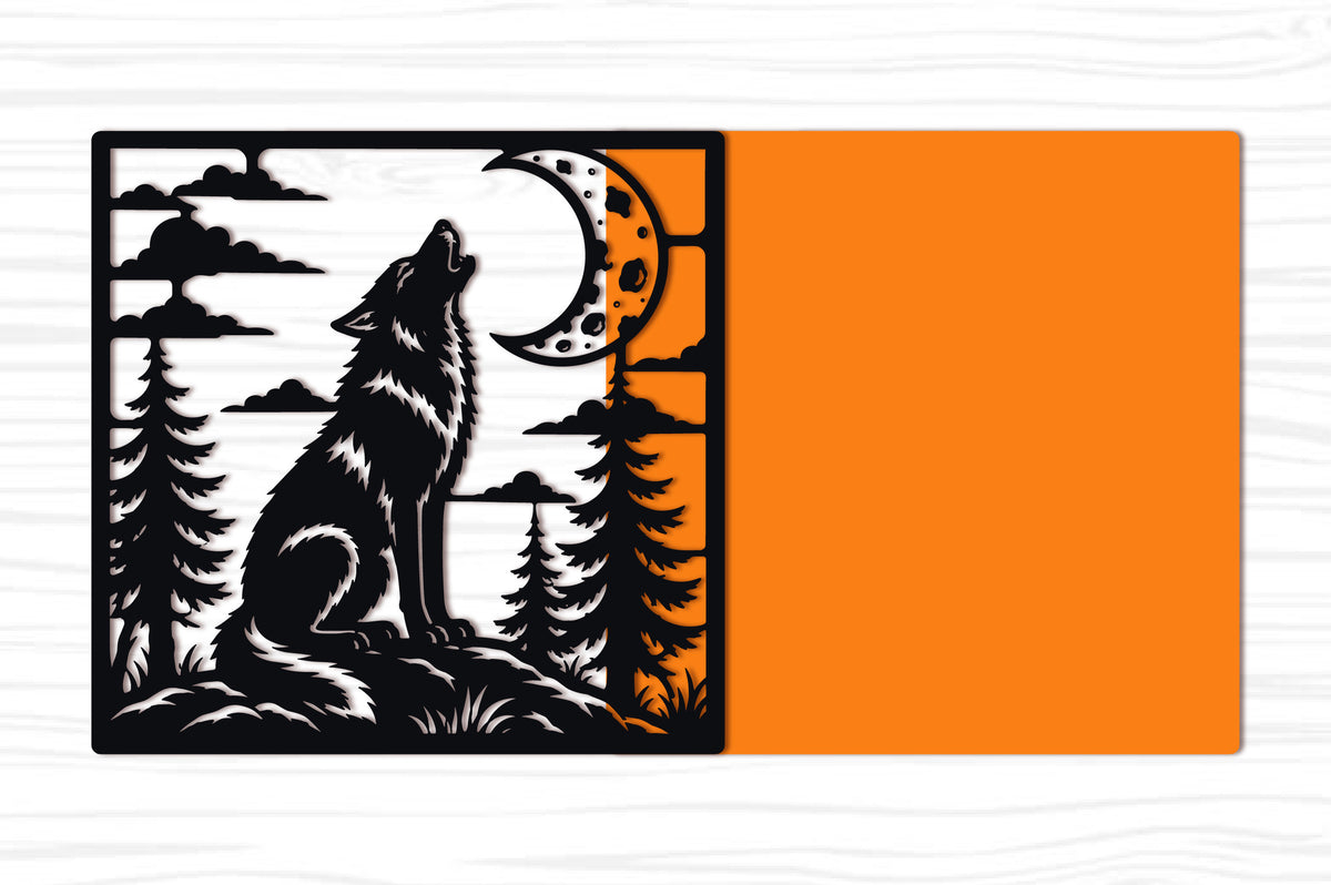 Howling Wolf Halloween SVG