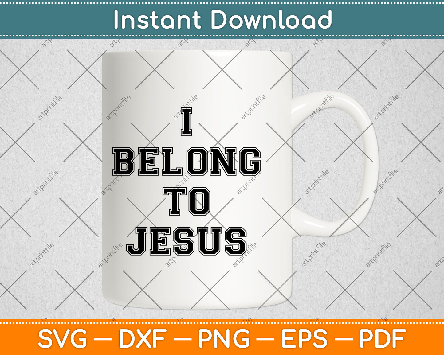 I Belong To Jesus Christian Gym Svg Digital Cutting File