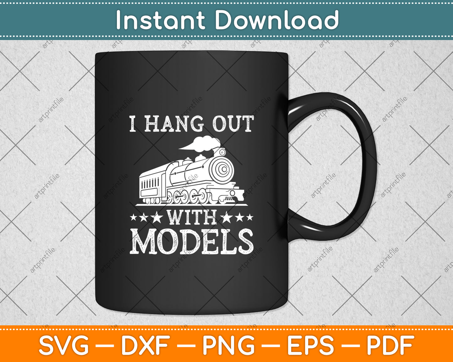 I Hang Out With Models Svg Digital Cutting File