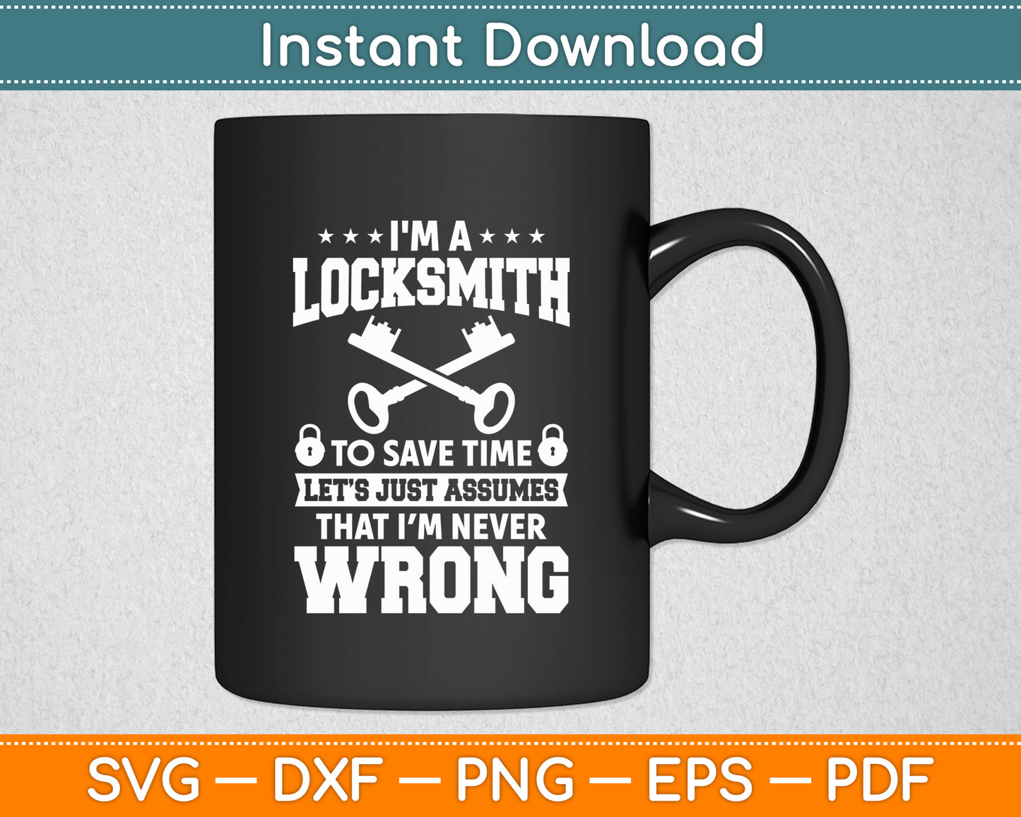I'm A Locksmith Locksmithing Lock Picking Svg Digital Cutting File
