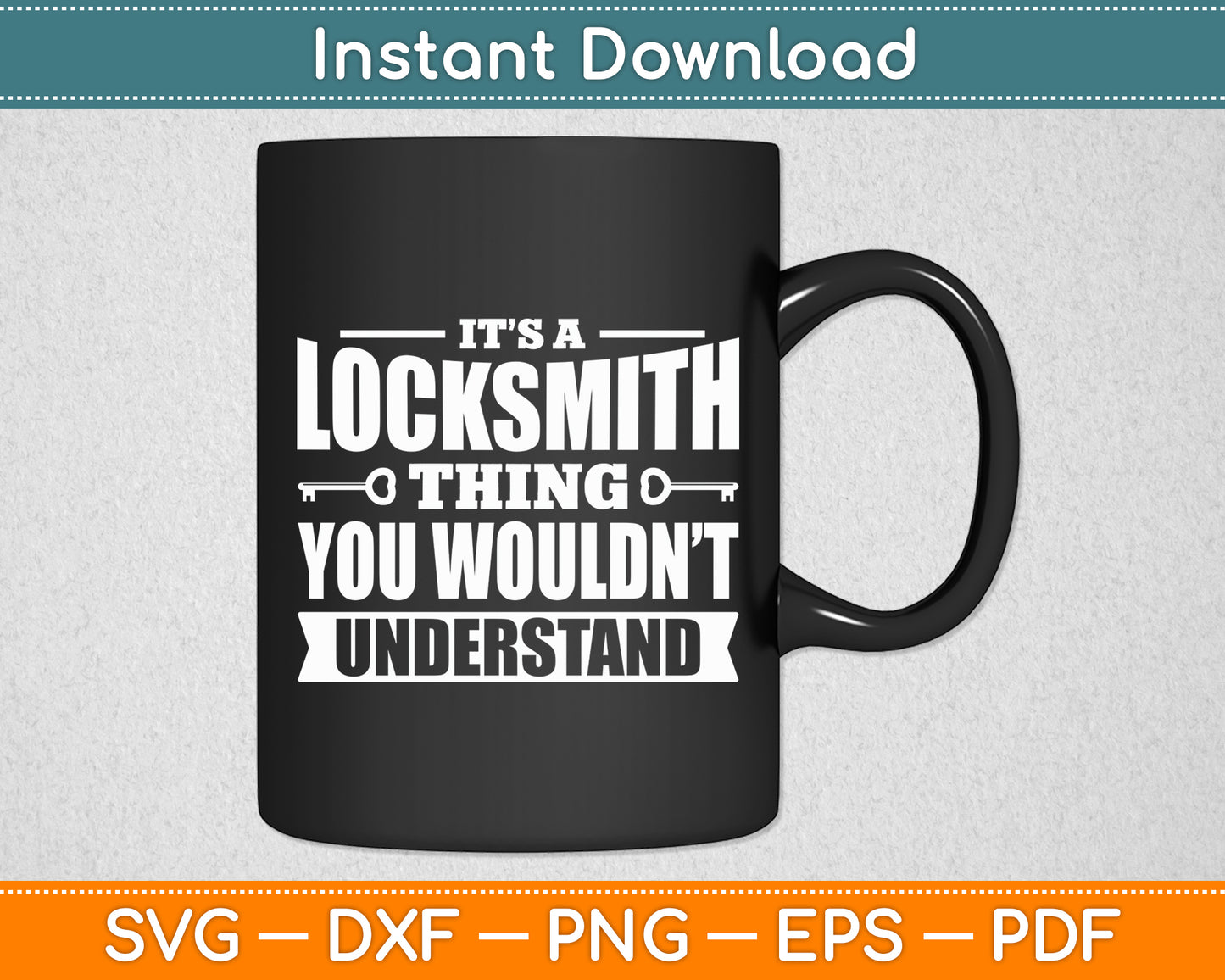 I'm A Locksmith Not A Magician Locksmith and Locksmithing Svg Digital Cutting File