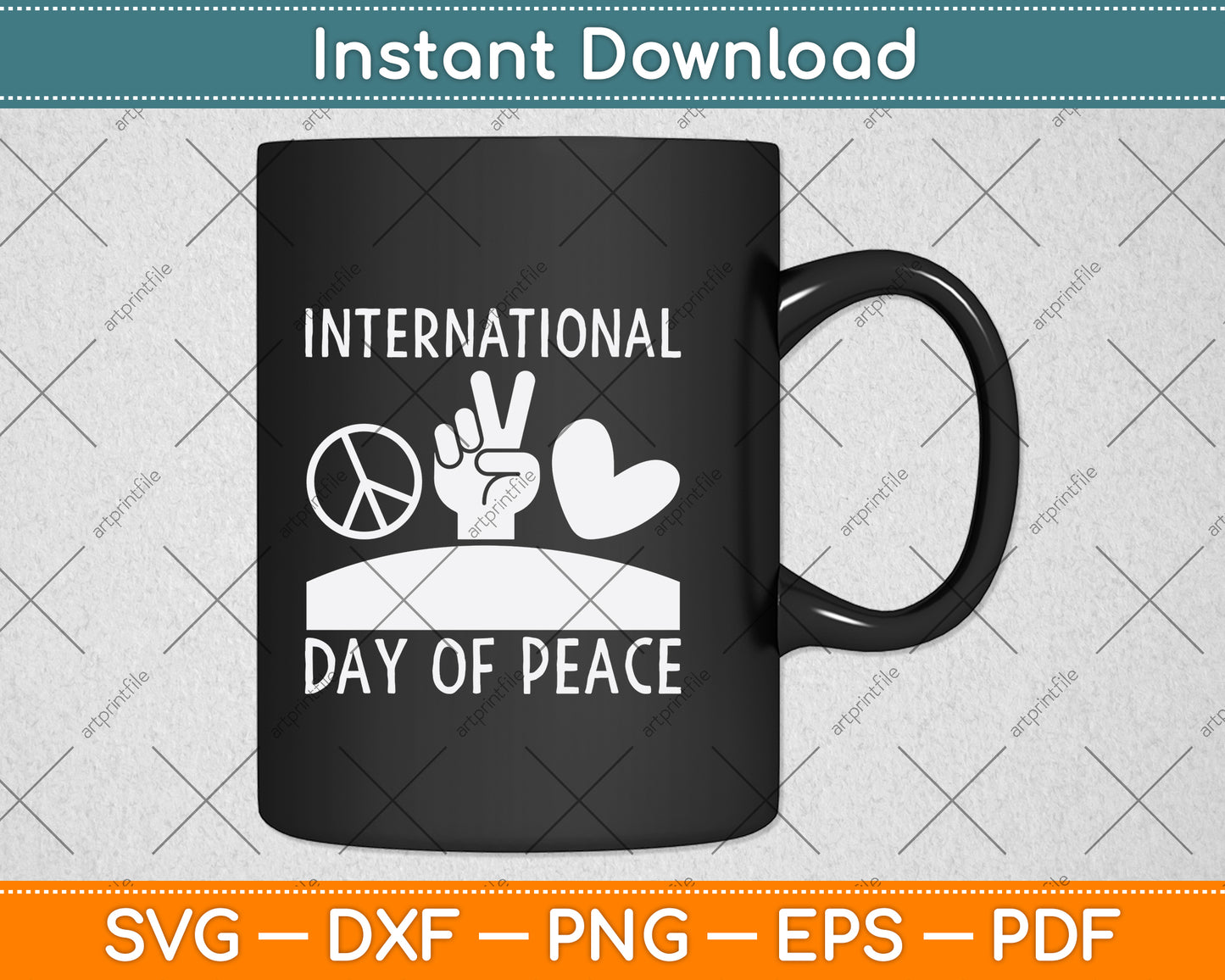 International Day Of Peace Svg Png Dxf Digital Cutting File